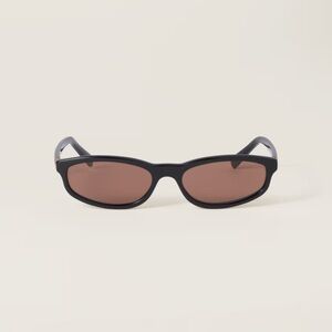 Miu Miu Regard Sunglasses Black/Brown